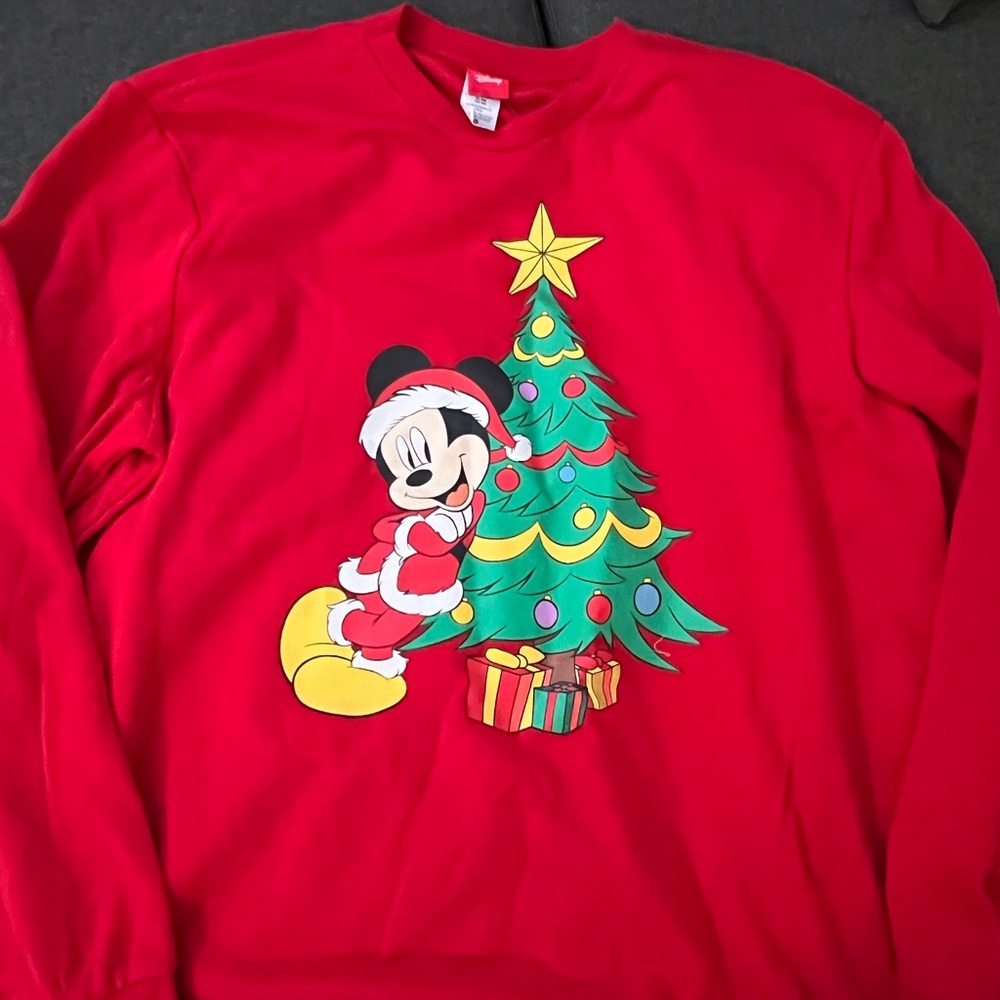 Unisex Disney Sweatshirt Minnie Mouse Christmas XL from Disney Store NWT